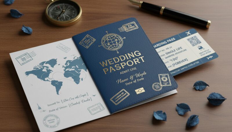 pasoš pozivnice za venčanje pasoš pozivnice za venčanje